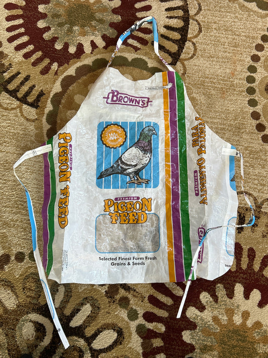 Feed bag aprons - pigeons
