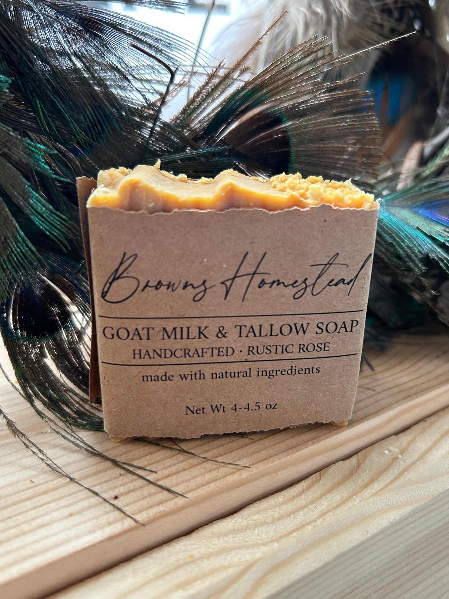 Rustic rose soap