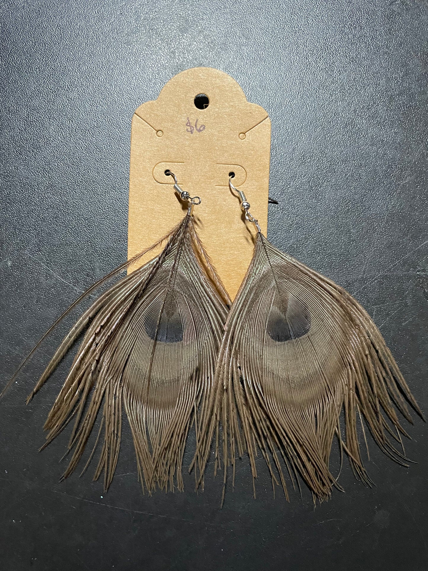 Peacock earrings